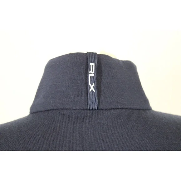 RLX Ralph Lauren M Blue Full Zip Quilted CoolWool World Series 2021 Jacket